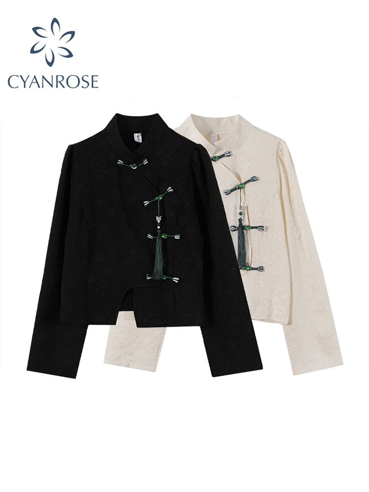 Y2K Winter Clothing - Women's Black Shirts and Blouse 90s