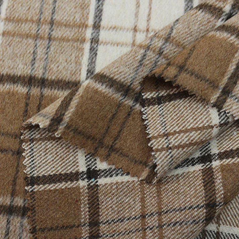 Winter Clothing For - 100x148cm Soft Thick Vintage Wool Plaid