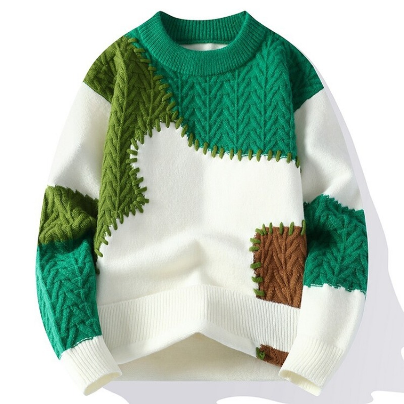 Quality Winter Clothing - New Fashion Men O-Neck Pullovers Winter