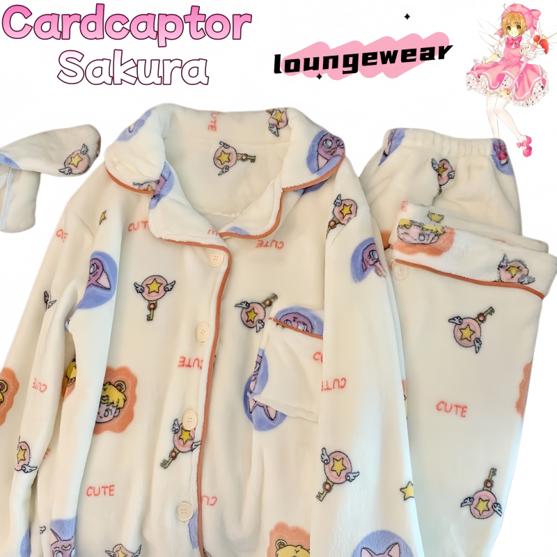 Winter Clothing For - Cardcaptor Sakura Pajamas - Cute Cartoon