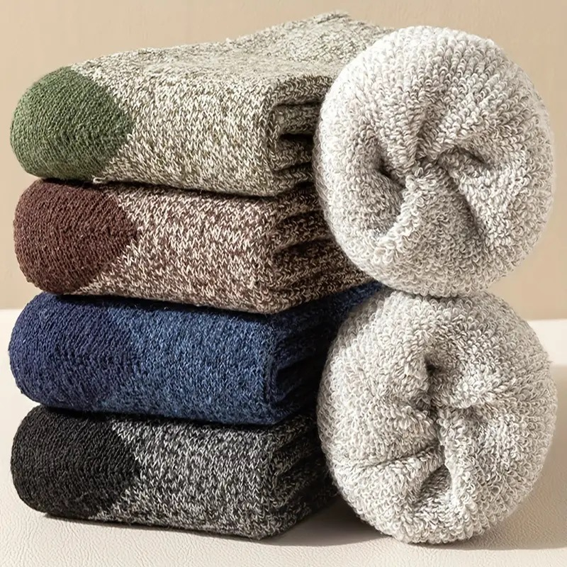 10/5Pairs Men's Merino Wool So - Thermal Sock Merino 评论和价格