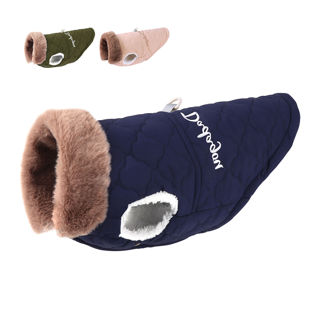 Waterproof Winter Pet Jacket C - Winter Clothing In French 评论和价格