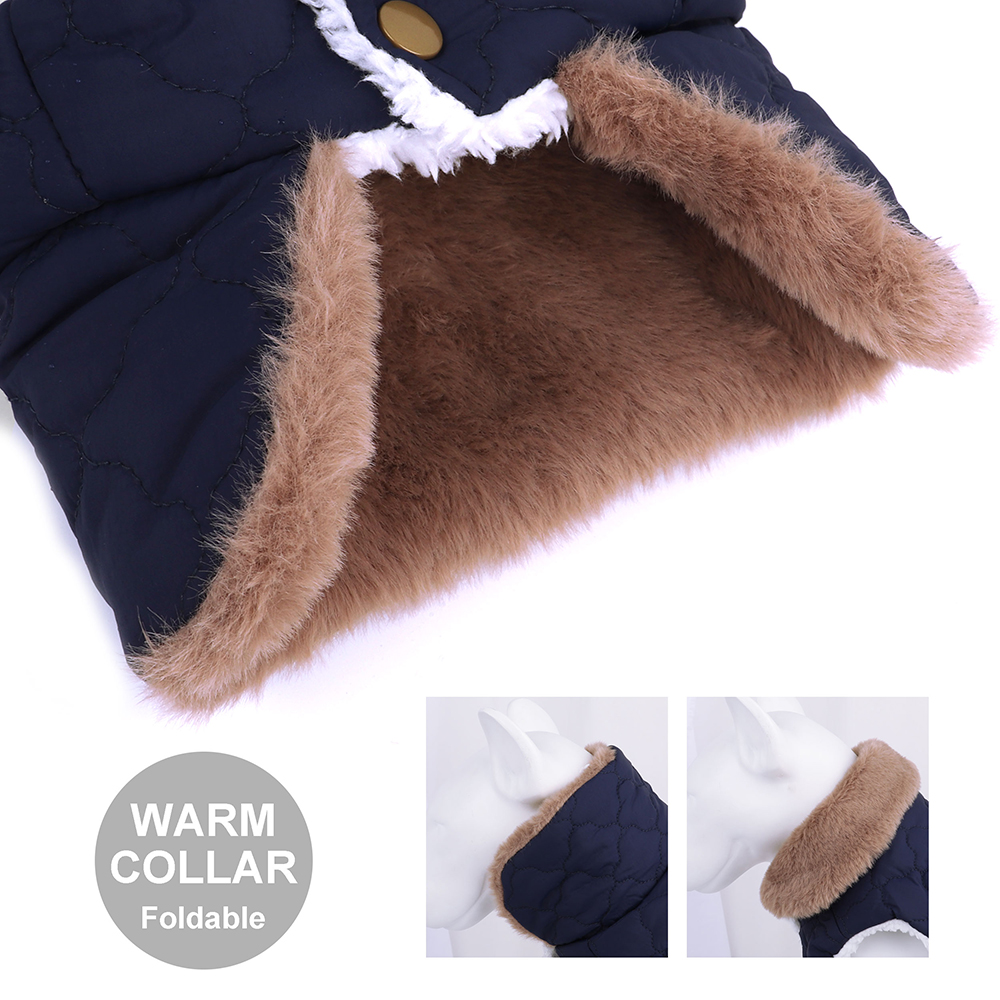 Waterproof Winter Pet Jacket C - Winter Clothing In French 评论和价格