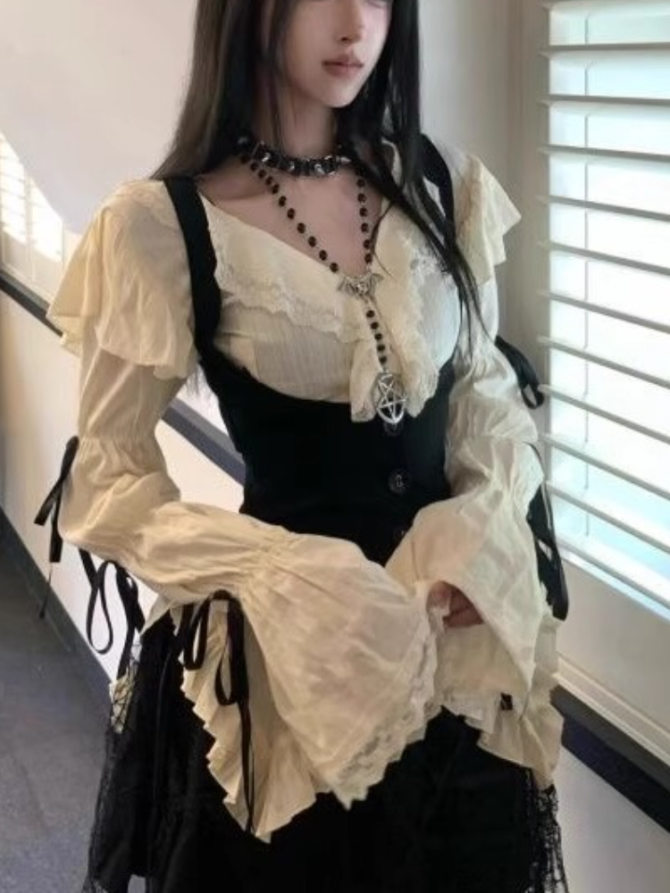 New Subculture Lace Vintage 3  - Y2K Winter Clothing 评论和价格