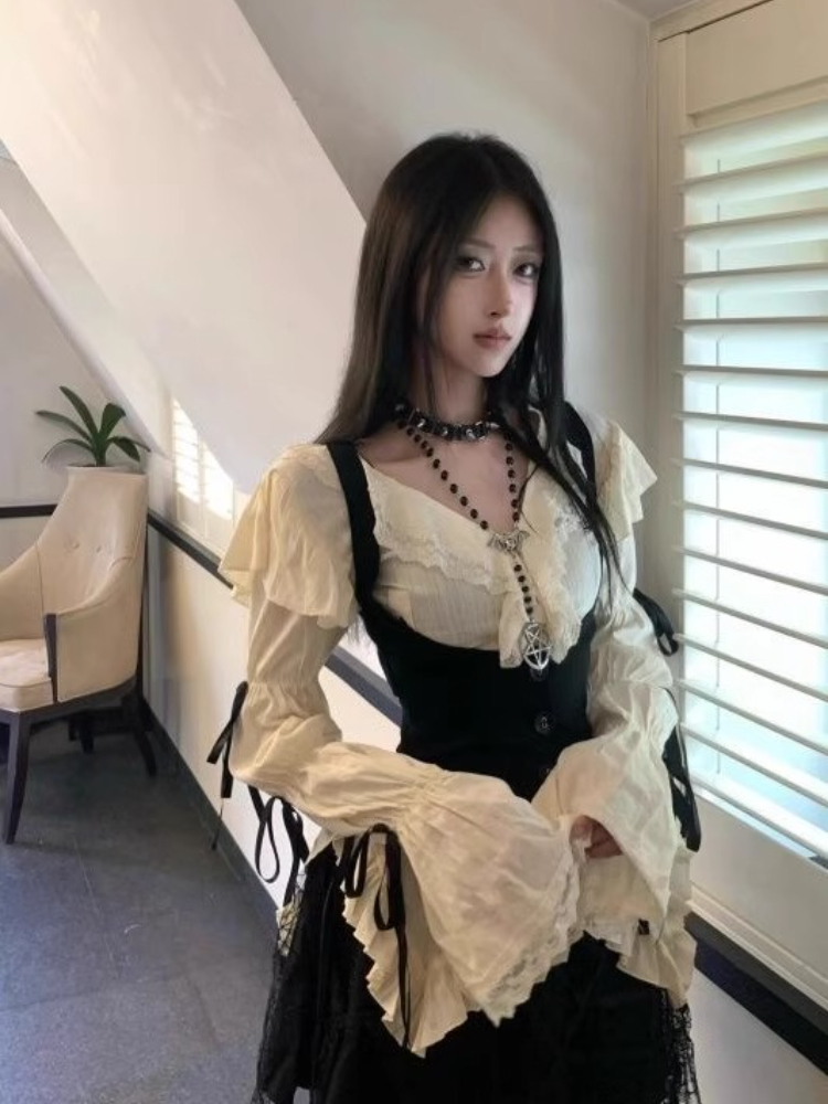 New Subculture Lace Vintage 3  - Y2K Winter Clothing 评论和价格