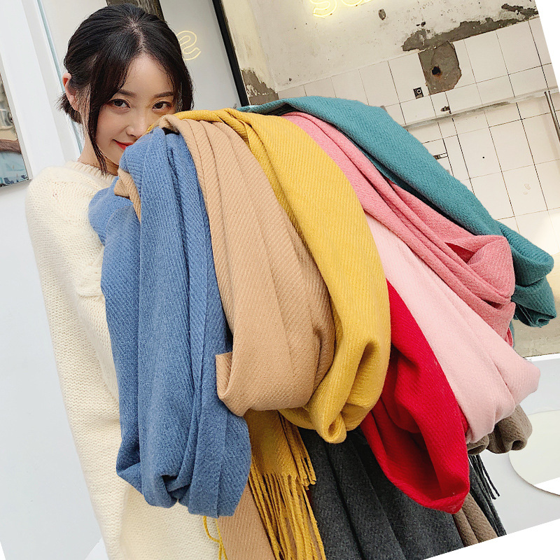 VISROVER new 20 colors woman w - Cashmere Scarf Wrap 评论和价格