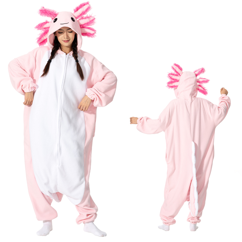 Animal Kigurumi Costume Hallow - Fleece Hoodie Lined 评论和价格