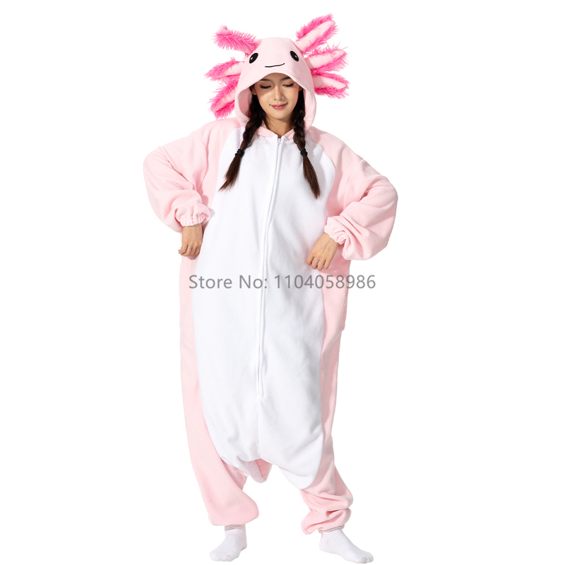 Animal Kigurumi Costume Hallow - Fleece Hoodie Lined 评论和价格