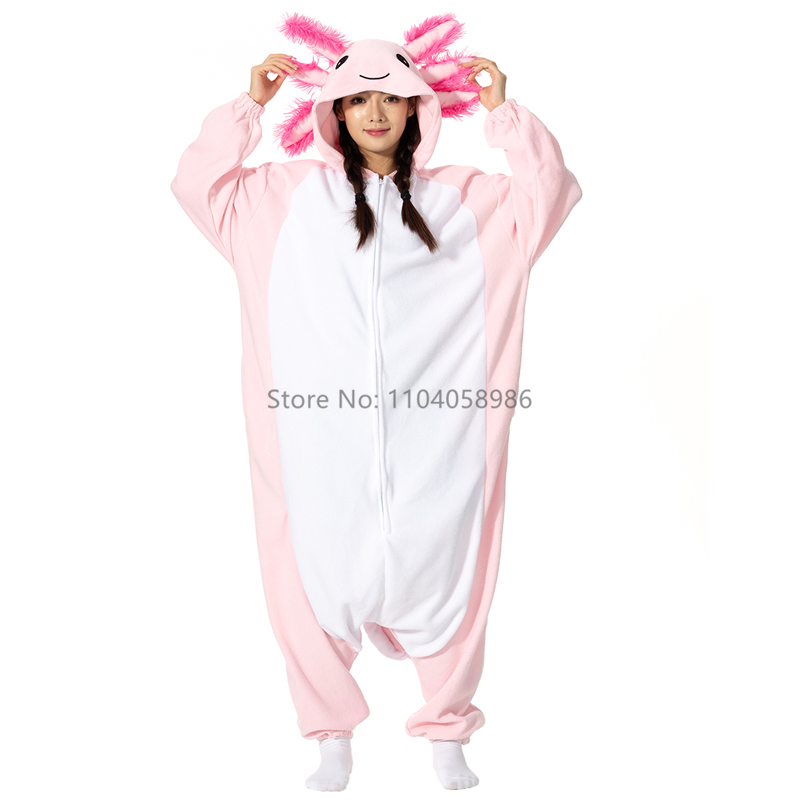 Animal Kigurumi Costume Hallow - Fleece Hoodie Lined 评论和价格