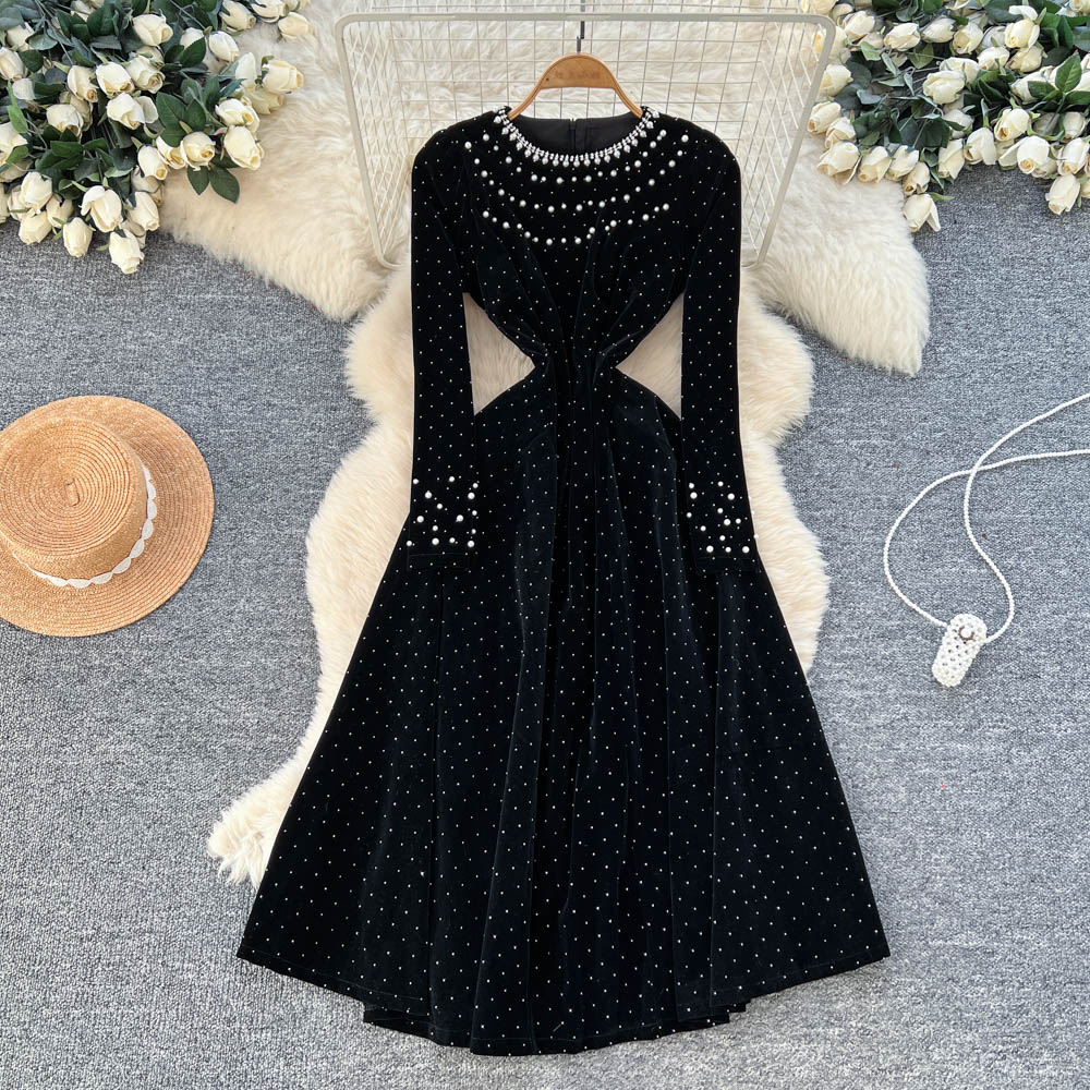 Chic Elegant velour long sleev - Winter Clothing H&M 评论和价格