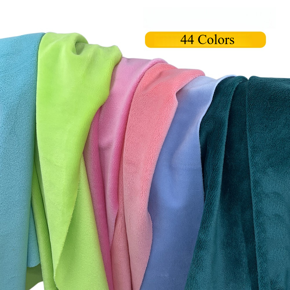 44 Colors Soft Short Plush Fab - Winter Clothing Colors 评论和价格