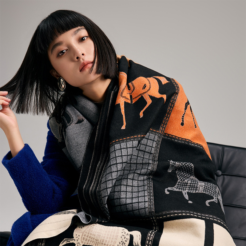 Luxury Scarf Women Winter Cash - Cashmere Scarf Wrap 评论和价格