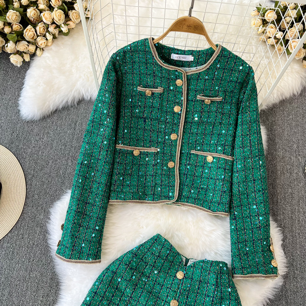 Autumn Winter Lady Two Piece O - Y2K Winter Clothing 评论和价格