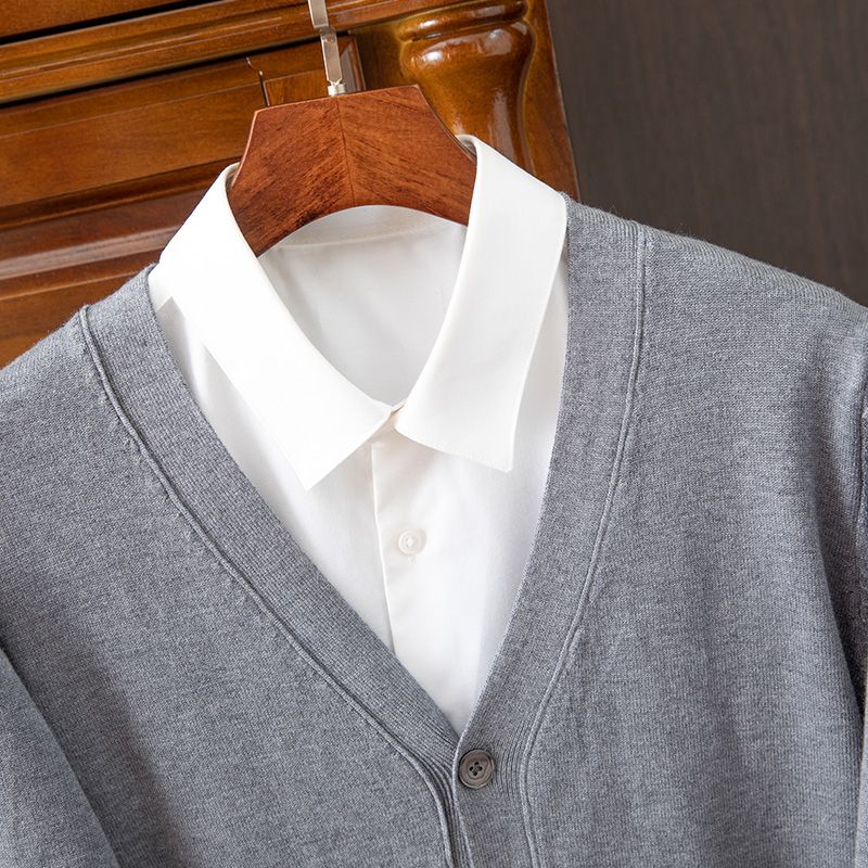 Cashmere Sweater Men's Clothin - Wool Blend Coat 评论和价格