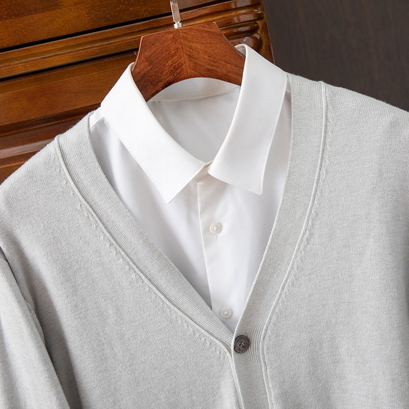 Cashmere Sweater Men's Clothin - Wool Blend Coat 评论和价格