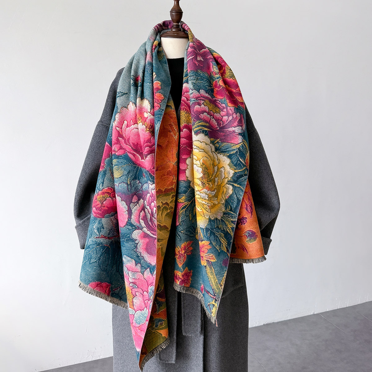 Warm Cashmere Scarf Women Shaw - Cashmere Scarf Wrap 评论和价格