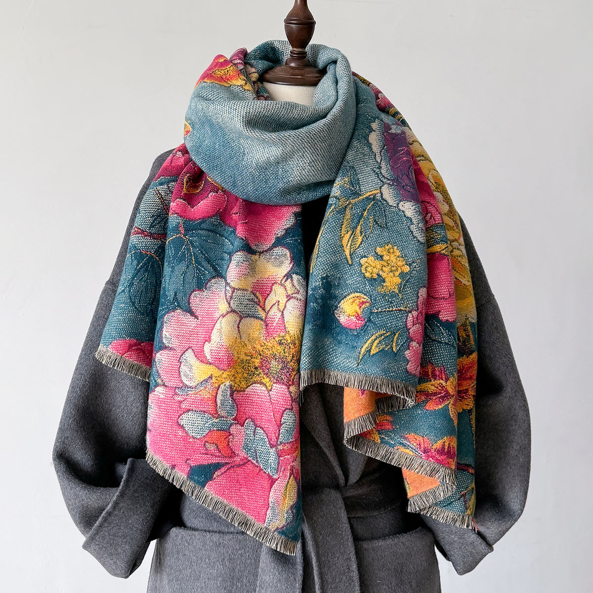 Warm Cashmere Scarf Women Shaw - Cashmere Scarf Wrap 评论和价格