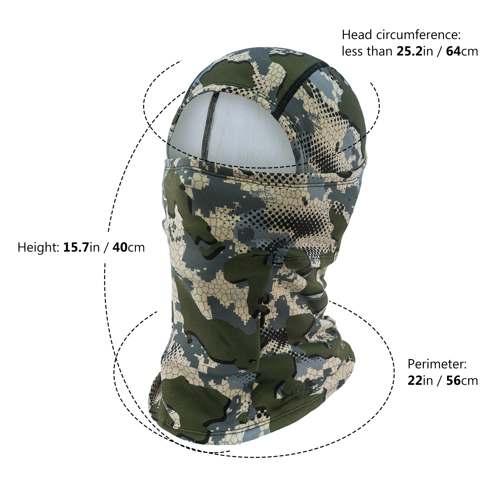Bassdash Men Women Ninja Hood  - Fleece Hoodie Lined 评论和价格