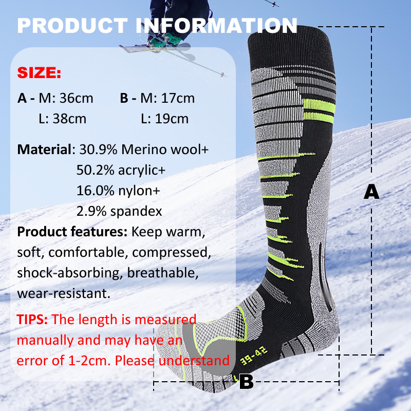 Merino Wool Ski Socks Cold Wea - Thermal Sock Merino 评论和价格