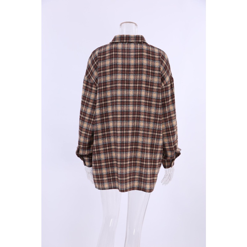 2025 Autumn Casual Plaid Shirt - Winter Clothing Uae 评论和价格