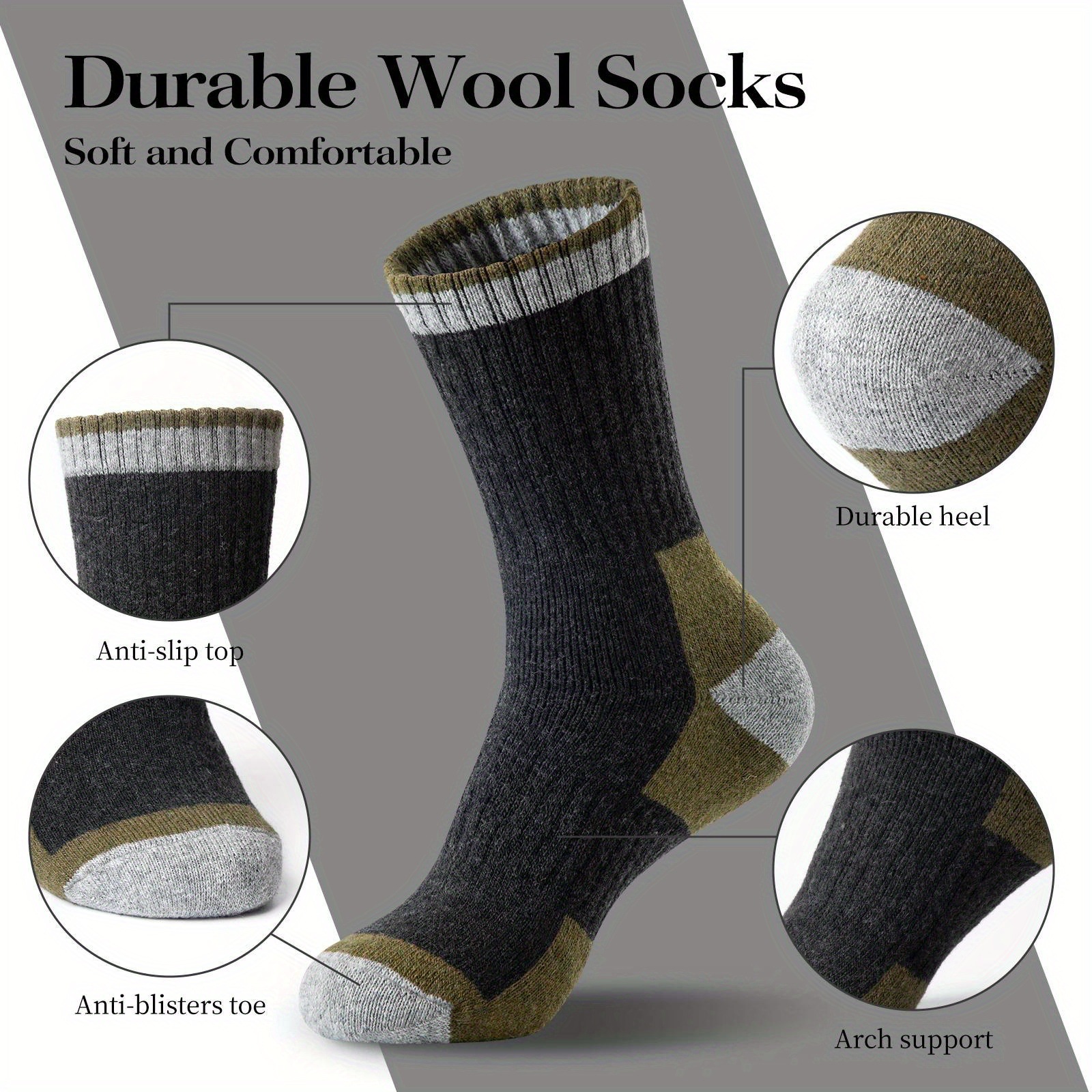 Winter Merino Wool Socks Thick - Thermal Sock Merino 评论和价格