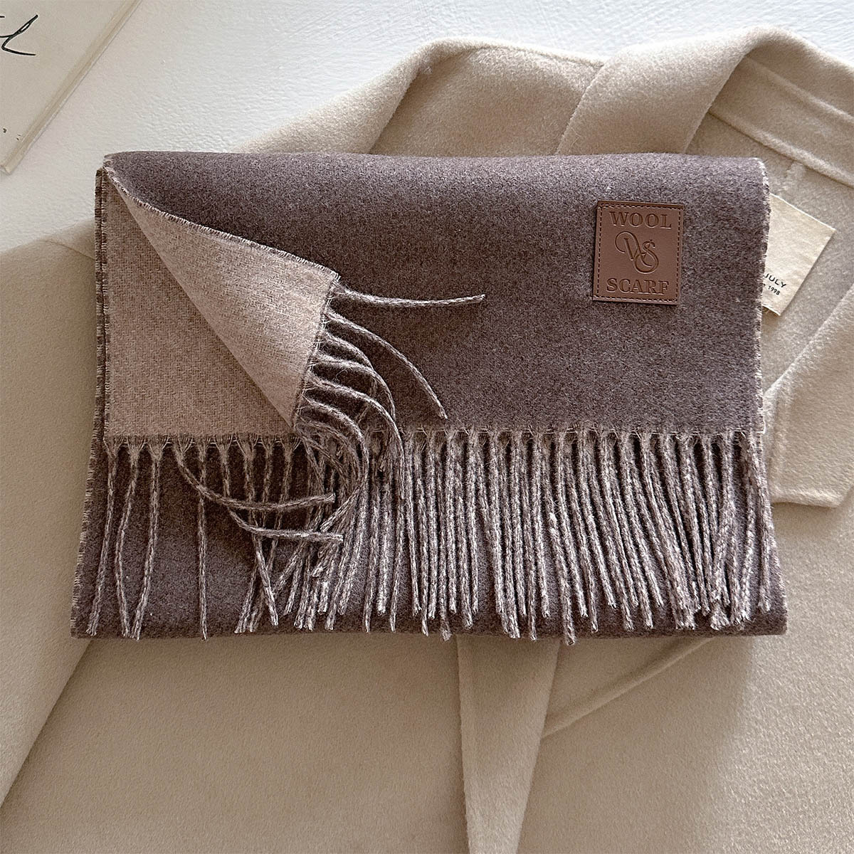 NEW Wool Winter Thick Warm Sca - Cashmere Scarf Wrap 评论和价格