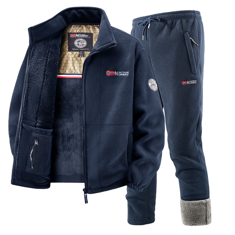 Mens Winter Fleece Tracksuit S - Winter Clothing For 评论和价格