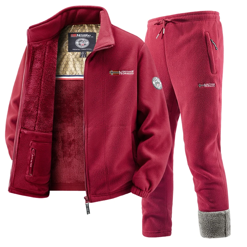 Mens Winter Fleece Tracksuit S - Winter Clothing For 评论和价格