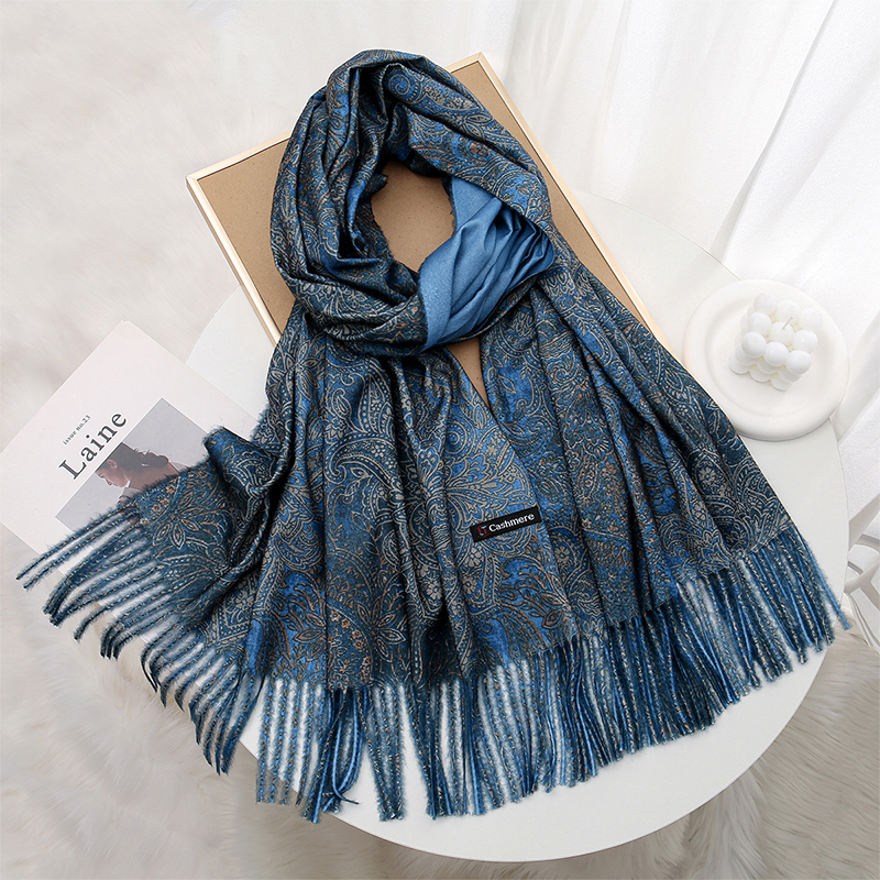 Luxury Paisley Pashmina Shawl  - Cashmere Scarf Wrap 评论和价格