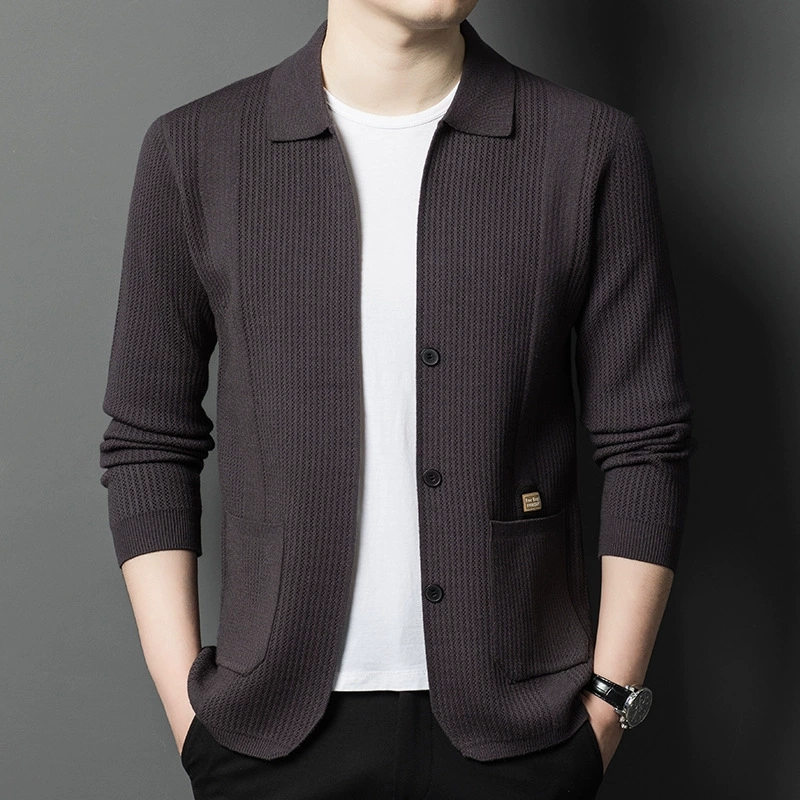 High-Quality Men's Knitted Car - Quality Winter Clothing 评论和价格