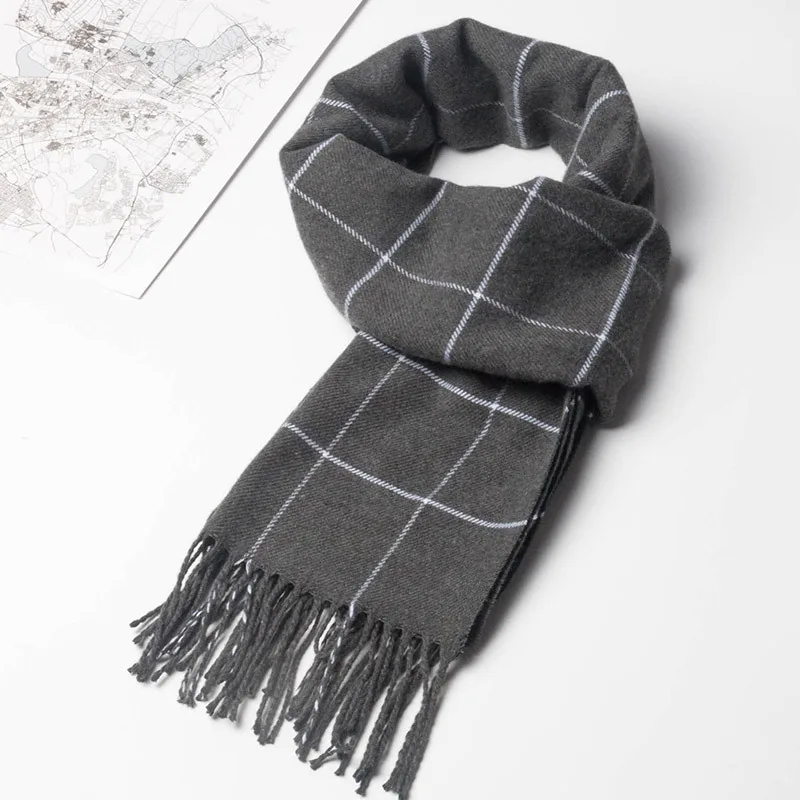 2023 New Winter Men Scarf Keep - Cashmere Scarf Wrap 评论和价格