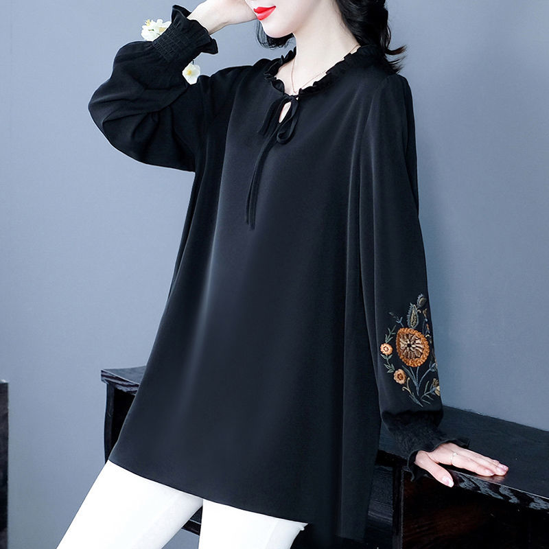 Fashion Ruffled Neck Lace Up B - Winter Clothing Types 评论和价格