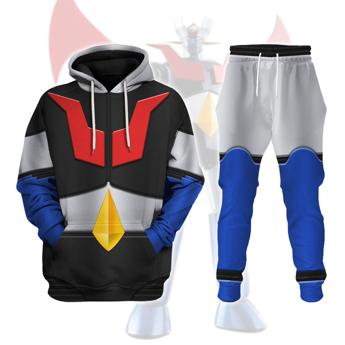 Anime Mazinger Z Cosplay 3D Pr - Winter Clothing For 评论和价格