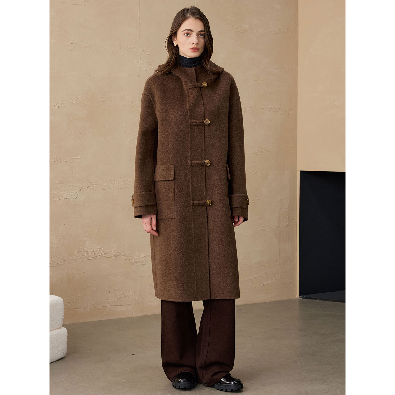 Allingentle Women's Blazer Woo - Wool Blend Coat 评论和价格
