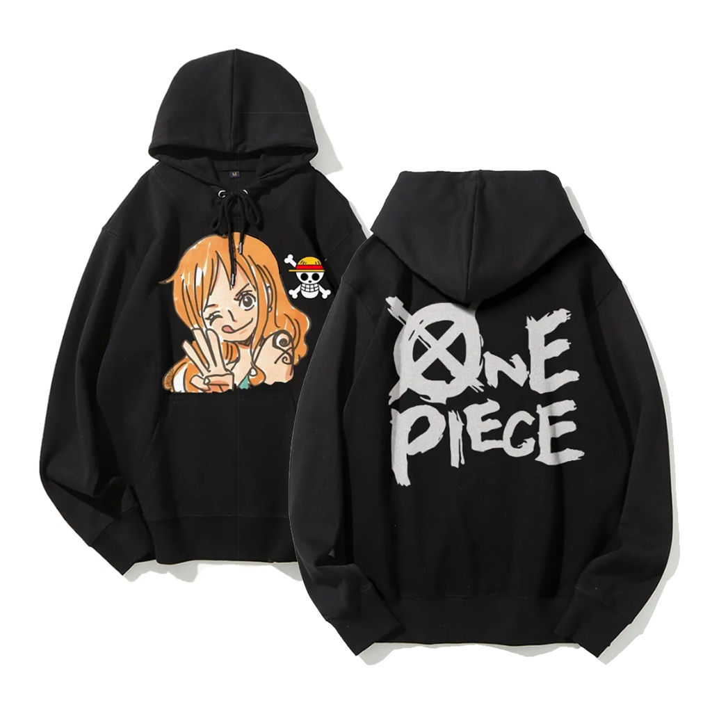 One Piece Nami Anime Hoodie Me - Y2K Winter Clothing 评论和价格