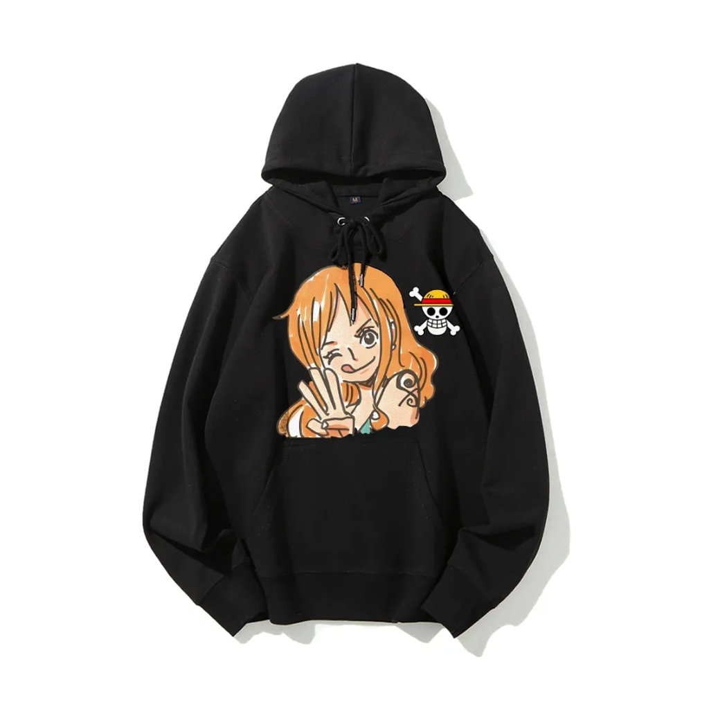 One Piece Nami Anime Hoodie Me - Y2K Winter Clothing 评论和价格