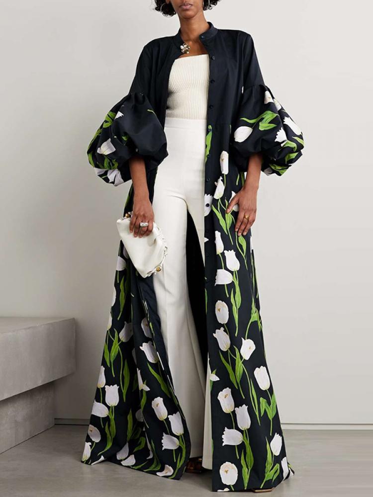 Modigirl Elegant Floral Printe - Winter Clothing H&M 评论和价格