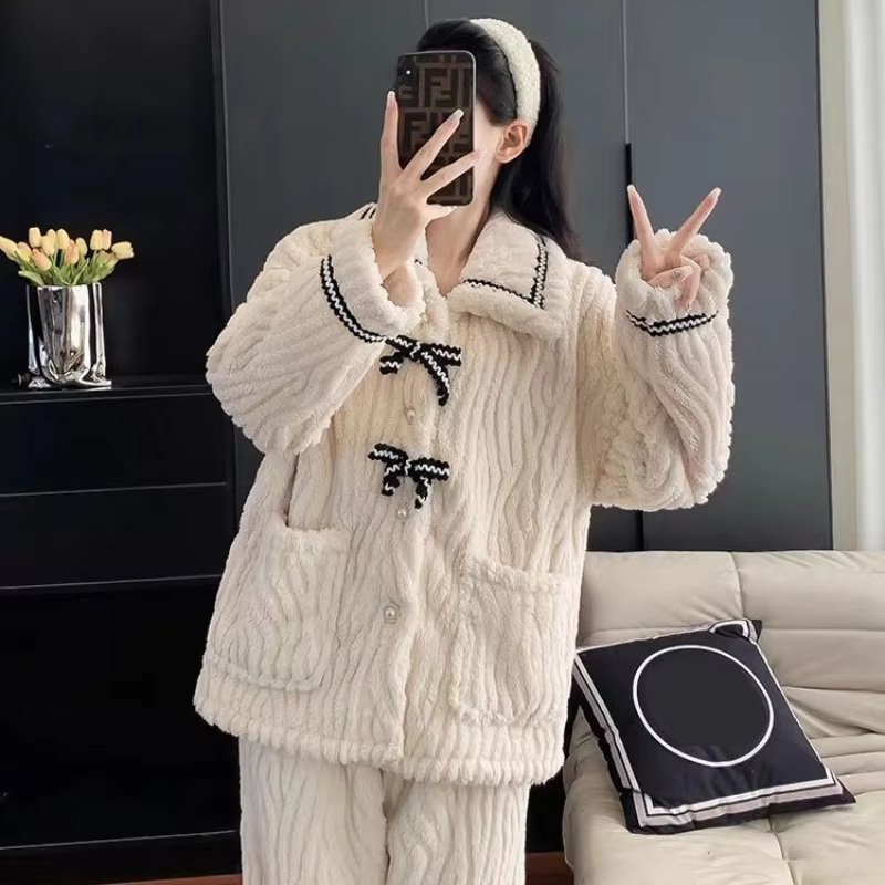 2Pcs/set women's pajamas autum - Winter Clothing For 评论和价格