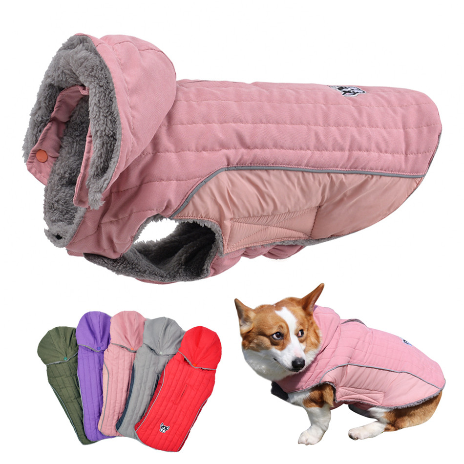 Winter Dog Clothes Thick Fleec - Fleece Hoodie Lined 评论和价格