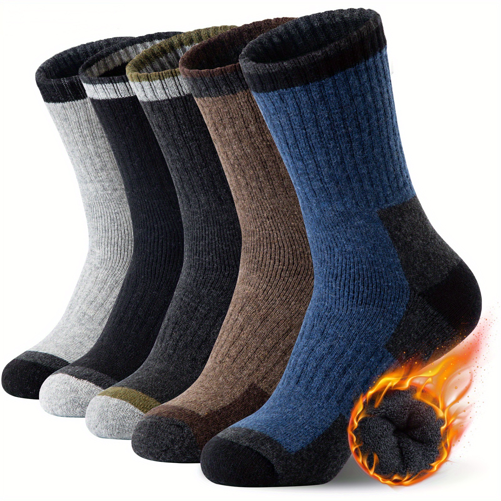 Winter Merino Wool Socks Thick - Thermal Sock Merino 评论和价格