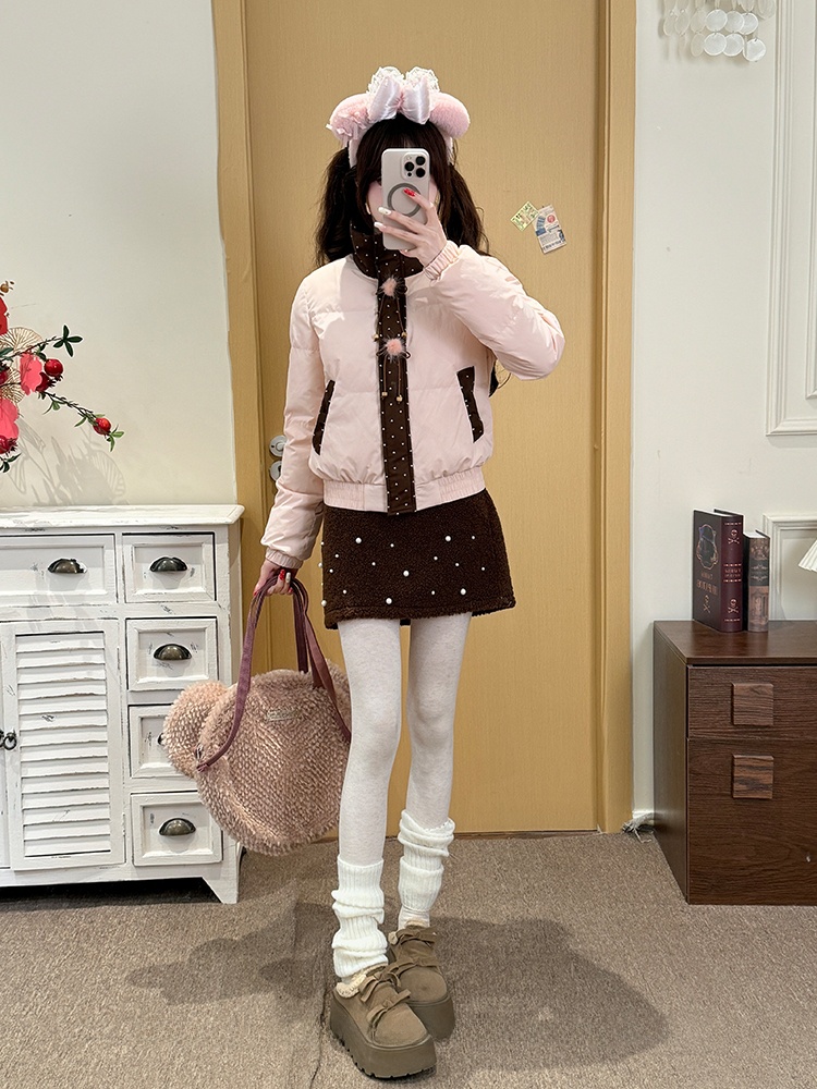 Caramel Sweet Chestnut Short C - Winter Clothing Types 评论和价格