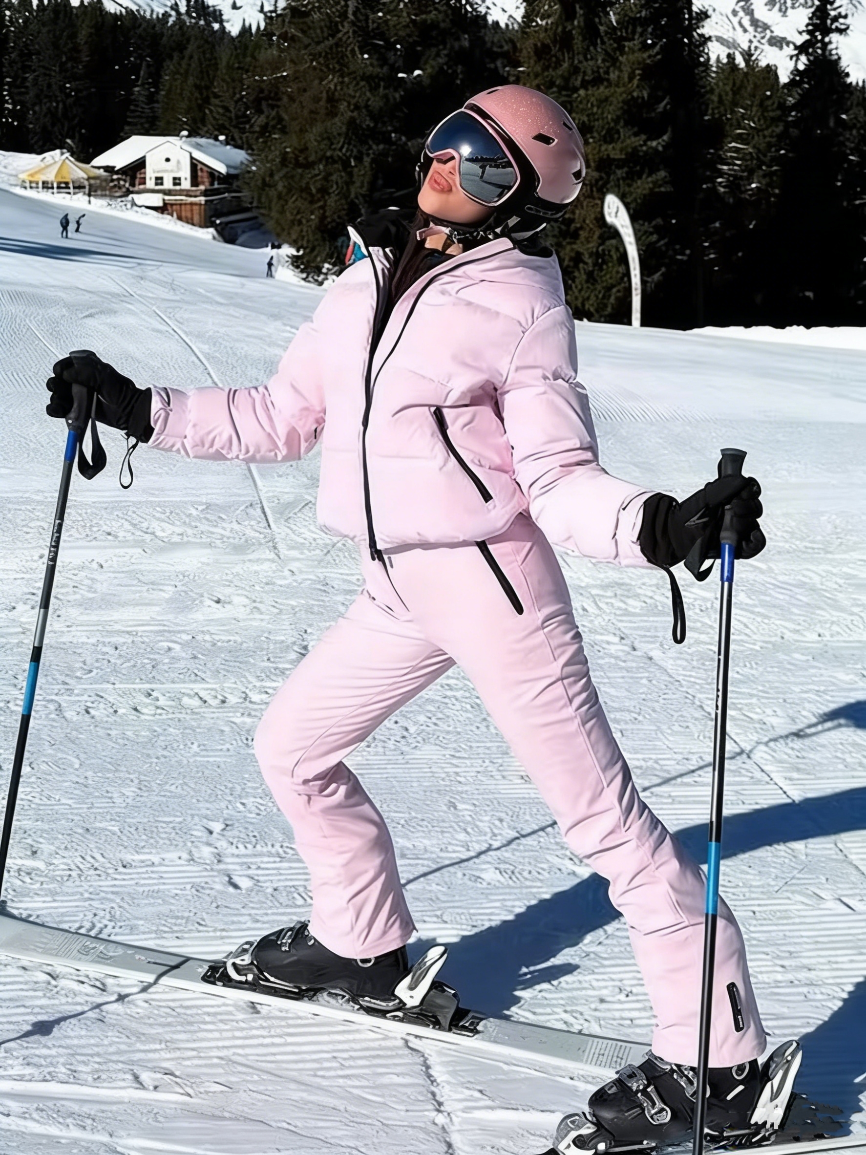 Winter Pink Thicken Warm Women - Winter Clothing For 评论和价格
