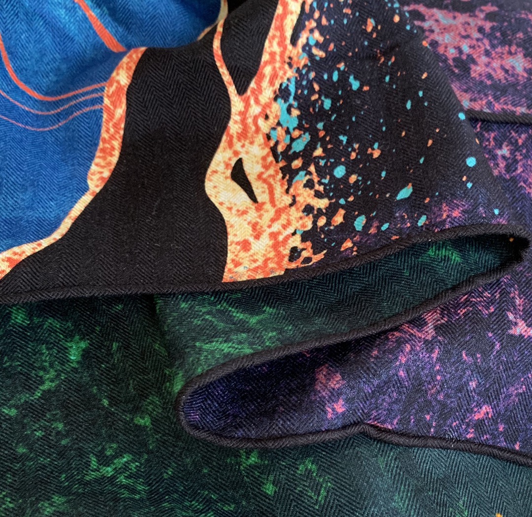 110CM Velvet Handmade Silk Cas - Cashmere Scarf Wrap 评论和价格
