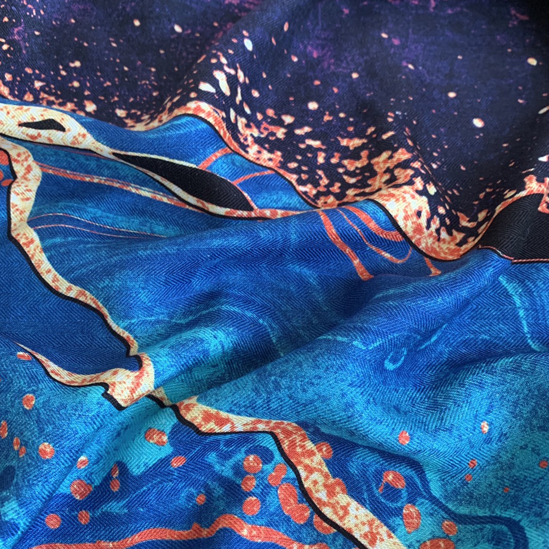 110CM Velvet Handmade Silk Cas - Cashmere Scarf Wrap 评论和价格