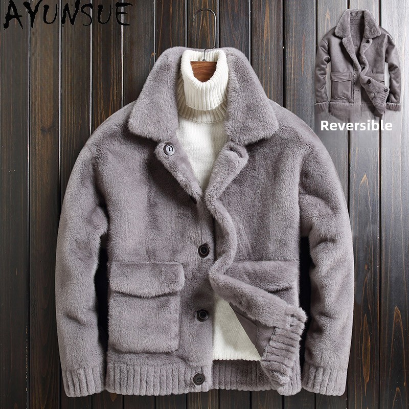 AYUNSUE Winter Faux Mink Fur M - Quality Winter Clothing 评论和价格
