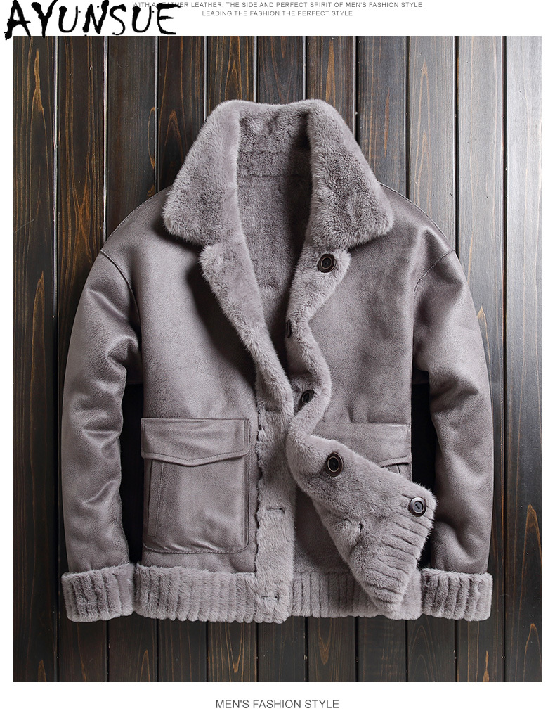 AYUNSUE Winter Faux Mink Fur M - Quality Winter Clothing 评论和价格