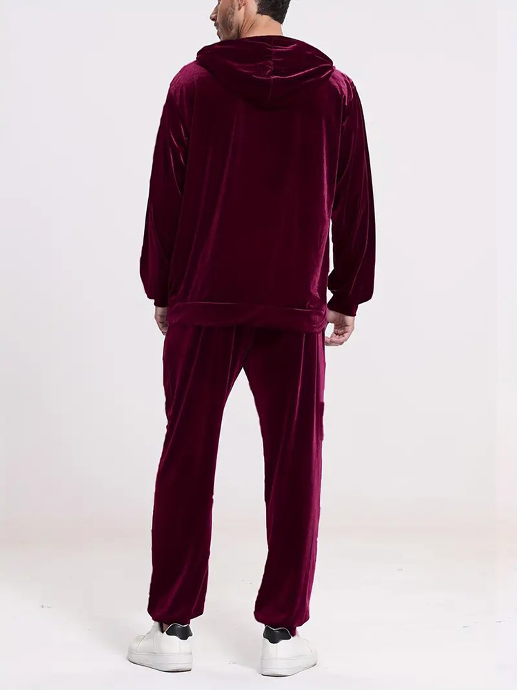 Fashion Solid Color Velvet Two - Winter Clothing For 评论和价格