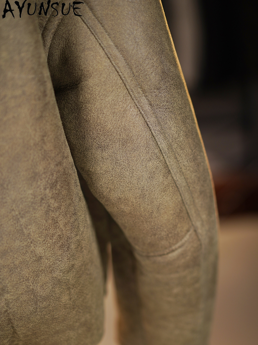 AYUNSUE High-end Natural Fur C - Winter Clothing Uae 评论和价格