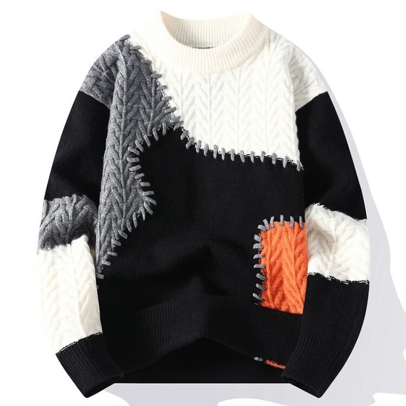New Fashion Men O-Neck Pullove - Quality Winter Clothing 评论和价格