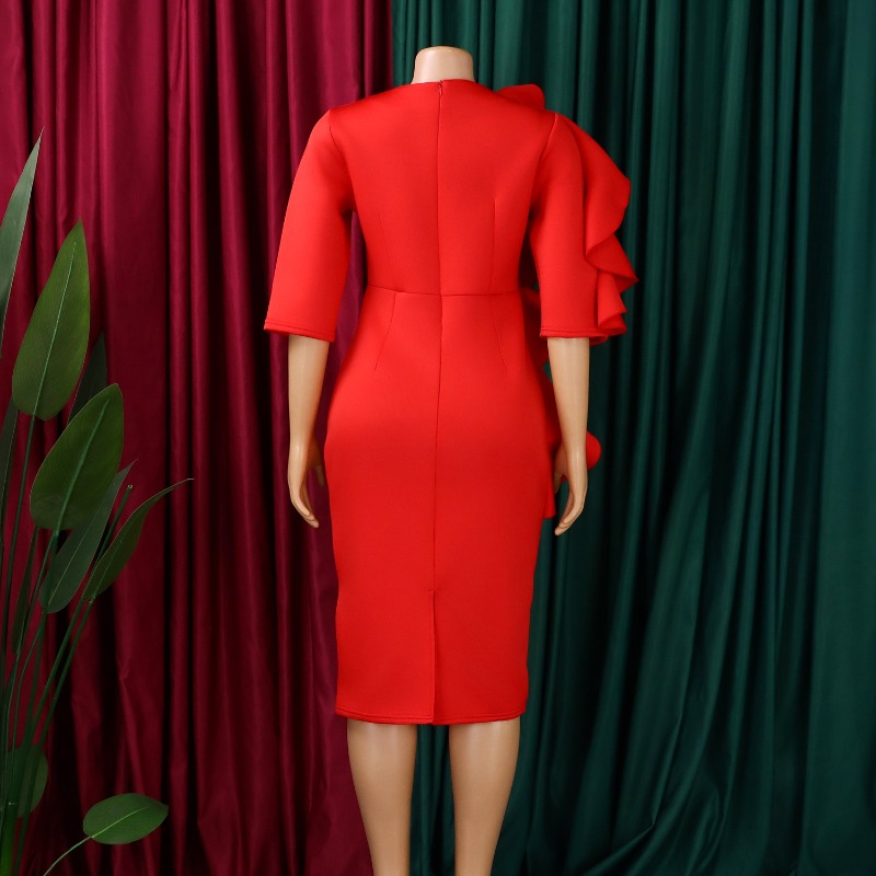 Orange Sexy Dress One Shoulder - Winter Clothing H&M 评论和价格